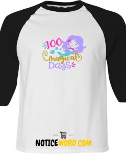100 days SVG - 100th days of school svg - Mermaid svg - 100 magical days svg T Shirt