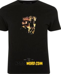1997 XL Xena Warrior Princess  90s Movie - Badass Black and Gold T Shirt