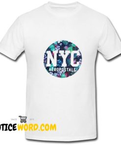 Aeropostale Floral NYC T Shirt
