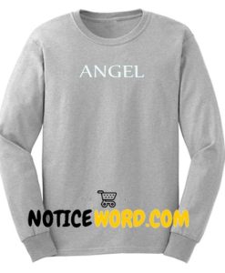 Angel Font Sweatshirt unisex custom clothing
