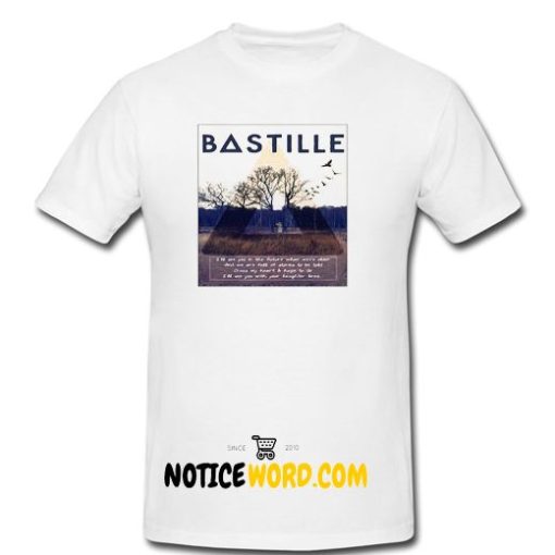 Bastille - Laughter Lines Lyrics T Shirt