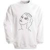 Beautiful Girl Sketch Sweatshirt