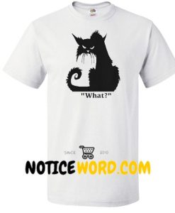 Black Cat What T Shirt
