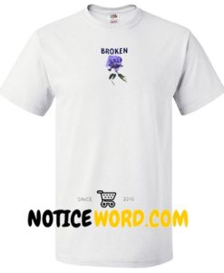 Broken Purple Rose T Shirt