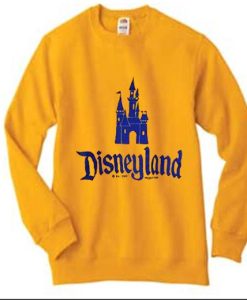 Castle Disneyland Yellow Sweatshirt