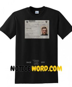 Conor McGregor Mugshot Shirt