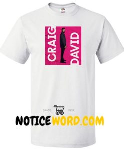 Craig David Shirt, English Singer, The Time Is Now Album T Shirt