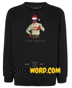 Deadpool Cloud 9 Merry Christmas Chimichangas Funny Novelty Christmas Sweatshirt