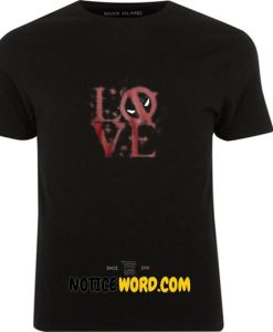 Deadpool inspired LOVE tee- Marvel -Deadpool - X-Men T Shirt