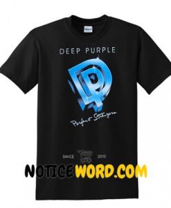 Deep Purple Perfect Strangers'84 Hard Rock Rainbow Gillan Black T Shirt