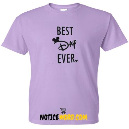 Disney Best Day Ever Mickey Vinyl DIY IRON ON T Shirt