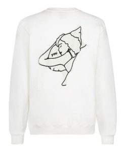 Dreaming Of You Sketch back Sweatshirt