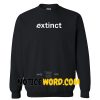 Extinct Font Sweatshirt