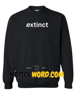 Extinct Font Sweatshirt