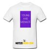 Fall Out Boy Young and Menace MANIA Patrick Stump Pete Wentz T Shirt