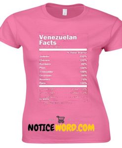 Franela de Corotos Modelo Venezuelan Facts T Shirt