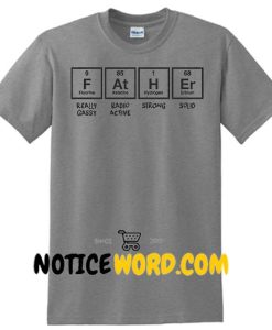 Funny Dad Shirt, Gift For New Dad, Fathers Day Gift, Mens Father Periodic Table, Dad Shirt