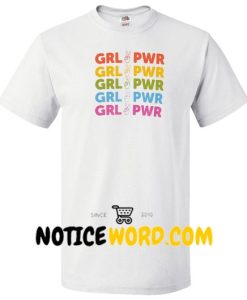 Grl Pwr Rainbow Girl Power T Shirt