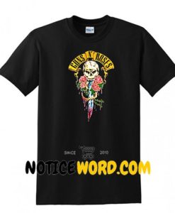 Guns N Roses Skull Knife T Shirt