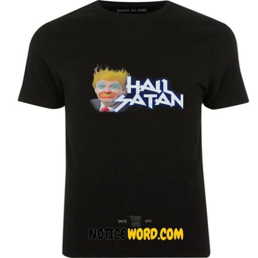 Hail Satan Donald Trump Short-Sleeve Unisex T Shirt