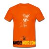 Hold Flowers Orange Color T shirt