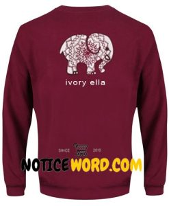 Ivory ella Back Sweatshirt