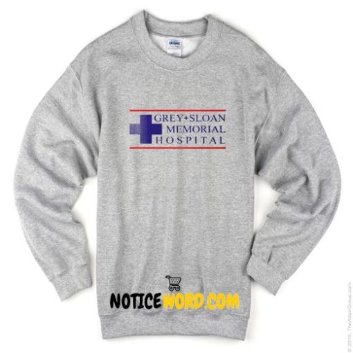 JUST LOGO Grey Sloan Memorial Hospital on Longsleeve Women Sweatshirt