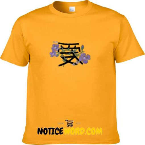 Japanese Purple Rose T Shirt