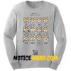 Japanese Shiba Inu Emoticon Crewneck Sweatshirt