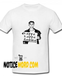 Justin Bieber Kappa Kappa Gamma Tee T Shirt