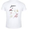 Kawaii Japan Map back T Shirt