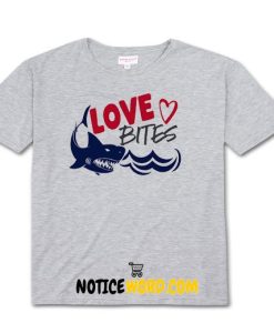 Love Bites svg dxf png eps Cutting File for Cricut and Silhouette, Valentines Day, Love, Heart, Shark Bite T Shirt