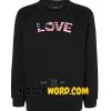 Love USA Flag Sweatshirt, Patriotic Sweatshirt, USA Stars and Stripes American