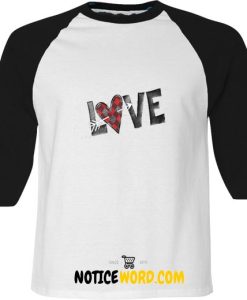 Love Valentine, Buffalo Plaid Valentines Day Sweatshirt