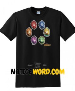 Marvel Avengers Infinity War Stones Glow Graphic Shirt