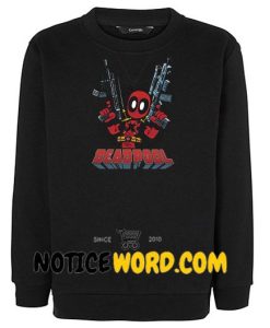 Marvel Deadpool Big Guns Sweatshirt, Deadpool Sweatshirt