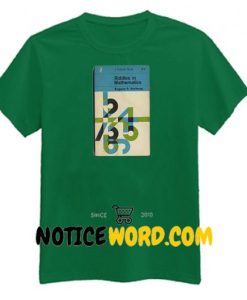 Math T shirt, Riddles in Mathematics Retro Book Cover Vintage Science Shirt