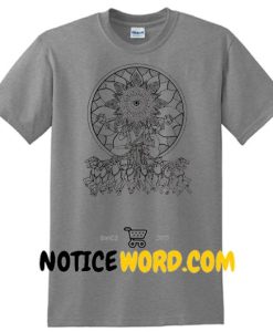 Men's Psychedelic SEER Mandala Eye Tee Sacred Geometry Hand T Shirt