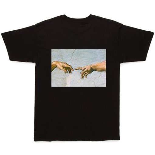 Michelangelo Hands T Shirt