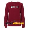 Netflix Maroon Sweatshirt