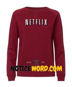 Netflix Maroon Sweatshirt