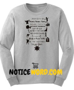 Never Grow Up Sweatshirt