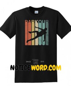 Parkour Shirt, Free Running Training Traceur T Shirt, Obstacles Movement Flipping Jumping Buildings