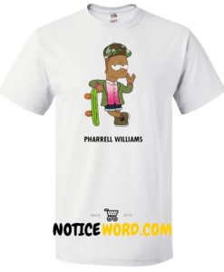 Pharrell Williams & Bart Simpson T Shirt