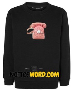 Pink Retro Phone Sweatshirt