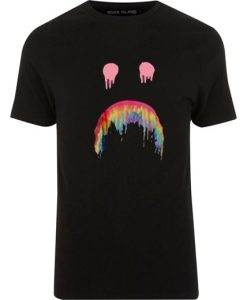 Rainbow Sad Face T Shirt