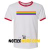 Rainbow Stripe Ring T Shirt