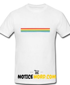 Rainbow Stripe T Shirt