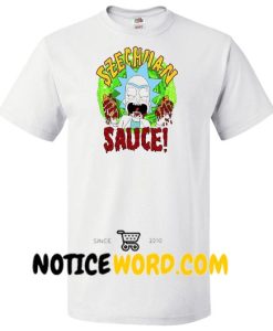 Rick and Morty Szechuan Sauce T Shirt tiny pickle cartoon sanchez anime funny movie parody shirt