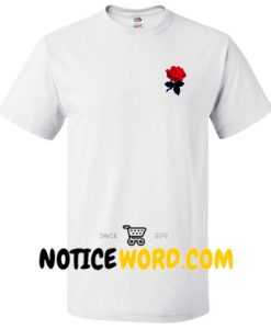 Rose Embroidered T Shirt